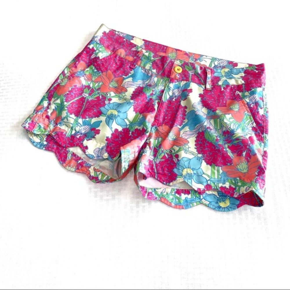 Birdies & Bows Fairway Floral golf shorts size 4